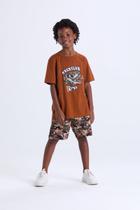 Conjunto Infantil Masculino de Verão T-Rex Club Conjunto Infantil Masculino de Verão T-Rex Club