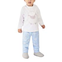 Conjunto Infantil Masculino Dedeka Soft Ovelhinha Branco 247 Conjunto Infantil Masculino Dedeka Soft Ovelhinha Branco 247