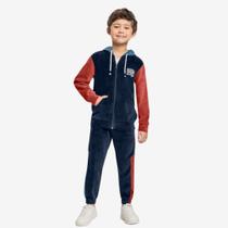 Conjunto Infantil Masculino em Plush Azul - Trick Nick Conjunto Infantil Masculino em Plush Azul - Trick Nick