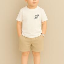 Conjunto Infantil Masculino Estampa Foguete 115 Fofo Várias Cores Looks Casual Passeio Família Mães