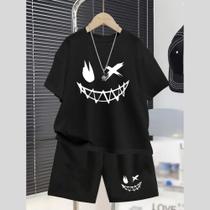 Conjunto Infantil Masculino Estampa Sorriso Street 279 Moda Infanto Juvenil Adolescente Streewear Conjunto Infantil Masculino Estampa Sorriso Street 279 Moda Infanto Juvenil Adolescente Streewear