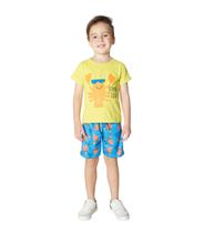 Conjunto Infantil Masculino Estampado Viston Amarelo