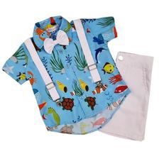 Conjunto Infantil Masculino Fundo do Mar - Modelo 2