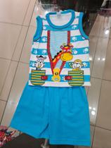 Conjunto infantil masculino Jeitinho Kids azul Conjunto infantil masculino Jeitinho Kids azul