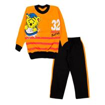 Conjunto Infantil Masculino Leãozinho Laranja - Isensee