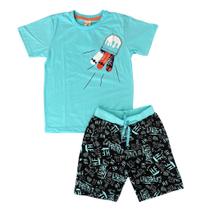 Conjunto Infantil Masculino Manga Curta Have Fun 25932