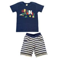 Conjunto Infantil Masculino Manga Curta Have Fun 25972