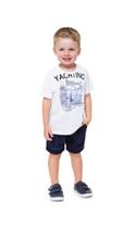 Conjunto Infantil Masculino Manga Curta Milon 12459