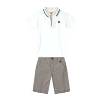 Conjunto infantil masculino manga curta polo brandili ref:25737 4/10