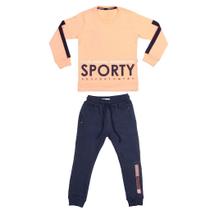 Conjunto Infantil Masculino Manga Longa Banana Danger 45207 Conjunto Infantil Masculino Manga Longa Banana Danger 45207