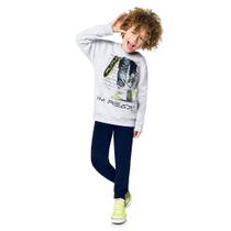 Conjunto Infantil Masculino Manga Longa Kyly 207752