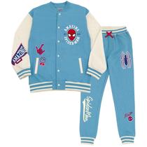 Conjunto Infantil Masculino Marvel Spider-Man com Jaqueta de Fleece e Calça Jogger 2T Conjunto Infantil Masculino Marvel Spider-Man com Jaqueta de Fleece e Calça Jogger 2T