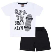 Conjunto Infantil Masculino Menino 2 Peças: Camiseta + Bermuda