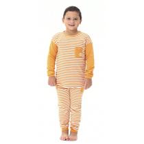 Conjunto Infantil Masculino Menino Manga Longa Estilo Pijama Moda Inverno