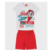 Conjunto infantil masculino patrulha canina malwee kids ref: 1000100403