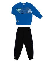 Conjunto Infantil Masculino Race Rovitex Kids Azul