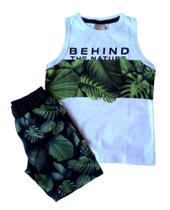 Conjunto Infantil Masculino Regata + Bermuda Milon Conjunto Infantil Masculino Regata + Bermuda Milon