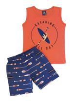 Conjunto Infantil Masculino Regata + Bermuda Moletom Pipa Conjunto Infantil Masculino Regata + Bermuda Moletom Pipa