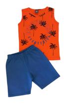 Conjunto Infantil Masculino Regata + Bermuda Moletom Pipa Conjunto Infantil Masculino Regata + Bermuda Moletom Pipa