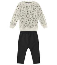 Conjunto Infantil Masculino Rovitex Kids Moletom Tamanho 01