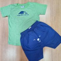 Conjunto infantil masculino short e blusa cod 86170