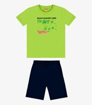 Conjunto Infantil Masculino Summer Rovi Kids Verde