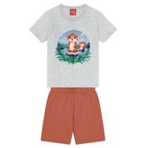 Conjunto infantil - masculino - tamanho 4 ao 8 1000361 - kyly