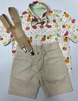 Conjunto Infantil Masculino Tema Frutas