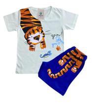 Conjunto Infantil Masculino Tigre Tam.4