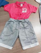 Conjunto infantil masculino tigre te tigre short e camisa -TAMANHO P