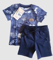 Conjunto infantil masculino verão bermuda e camiseta Conjunto infantil masculino verão bermuda e camiseta
