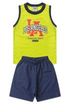 Conjunto Infantil Masculino Verão com Regata e Shorts