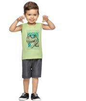 Conjunto Infantil Masculino Verão Rei Rex