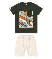 Conjunto Infantil Masculino Wave Trick Nick Verde