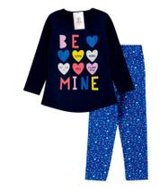 Conjunto Infantil Meia Estação Be Mine Legging Tam.6 Conjunto Infantil Meia Estação Be Mine Legging Tam.6