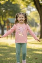 Conjunto Infantil Meia Estação Em Malha 100% Algodão Elian