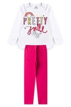 Conjunto Infantil Meia Estação Menina Pretty Smile - GKS
