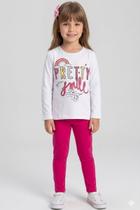 Conjunto Infantil Meia Estação Menina Pretty Smile - GKS