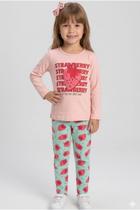 Conjunto Infantil Meia Estação Menina Strawberry - GKS