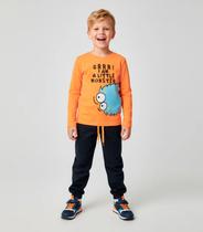 Conjunto Infantil Meia Estação Menino Keki Boys Laranja Conjunto Infantil Meia Estação Menino Keki Boys Laranja