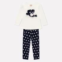 Conjunto Infantil Meia Estação Milon Blusa Feminina E Calça Moletom Quentinha Confortável Conjunto Infantil Meia Estação Milon Blusa Feminina E Calça Moletom Quentinha Confortável