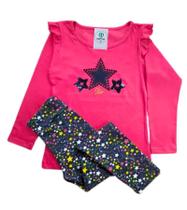 Conjunto Infantil Meia Estação Star Legging Tam.6