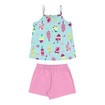 Conjunto infantil menina alakazoo regata e shorts Conjunto infantil menina alakazoo regata e shorts