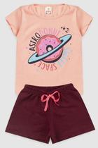 Conjunto Infantil Menina Astro Donut Conjunto Infantil Menina Astro Donut