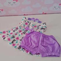 Conjunto infantil menina Baby Gijo