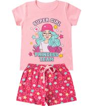Conjunto Infantil Menina Básico Curto Select Rosa