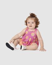 Conjunto Infantil Menina Bata Estampada Em Algodão - Malwee