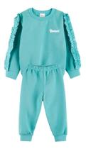 Conjunto Infantil Menina Bebe Jogger Moletom Blusa Fru Fru Conjunto Infantil Menina Bebe Jogger Moletom Blusa Fru Fru