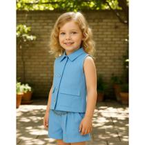 Conjunto Infantil Menina Blogueira Alfaitaria Social P Ao Gg Conjunto Infantil Menina Blogueira Alfaitaria Social P Ao Gg