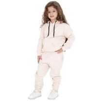 Conjunto Infantil Menina Blusa e Calça Moletom